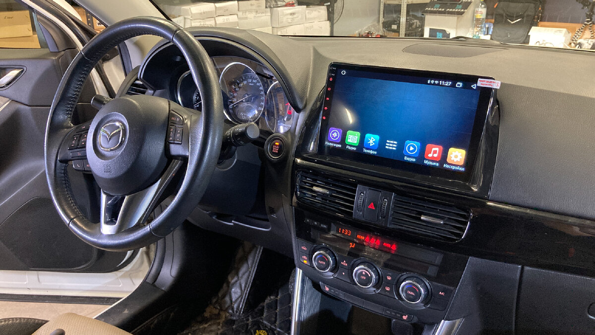 Mazda CX-5 + штатная магнитола Android