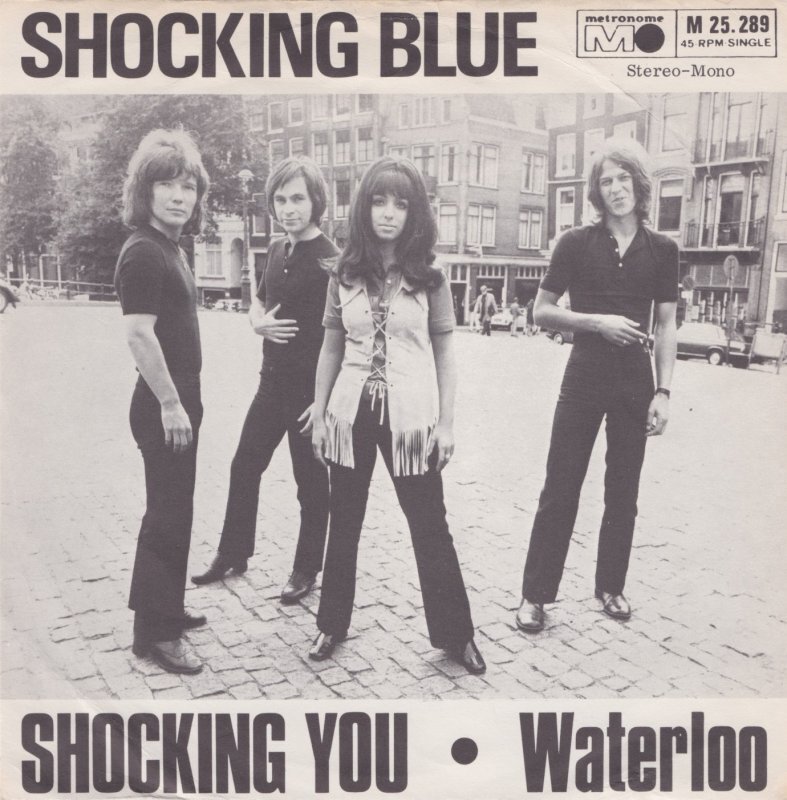 Обложка шведского сингла "Shocking You" нидерландской рок-группы Shocking Blue