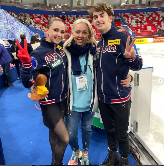 Камила Валиева, Светлана Соколовская и Марк Кондратюк