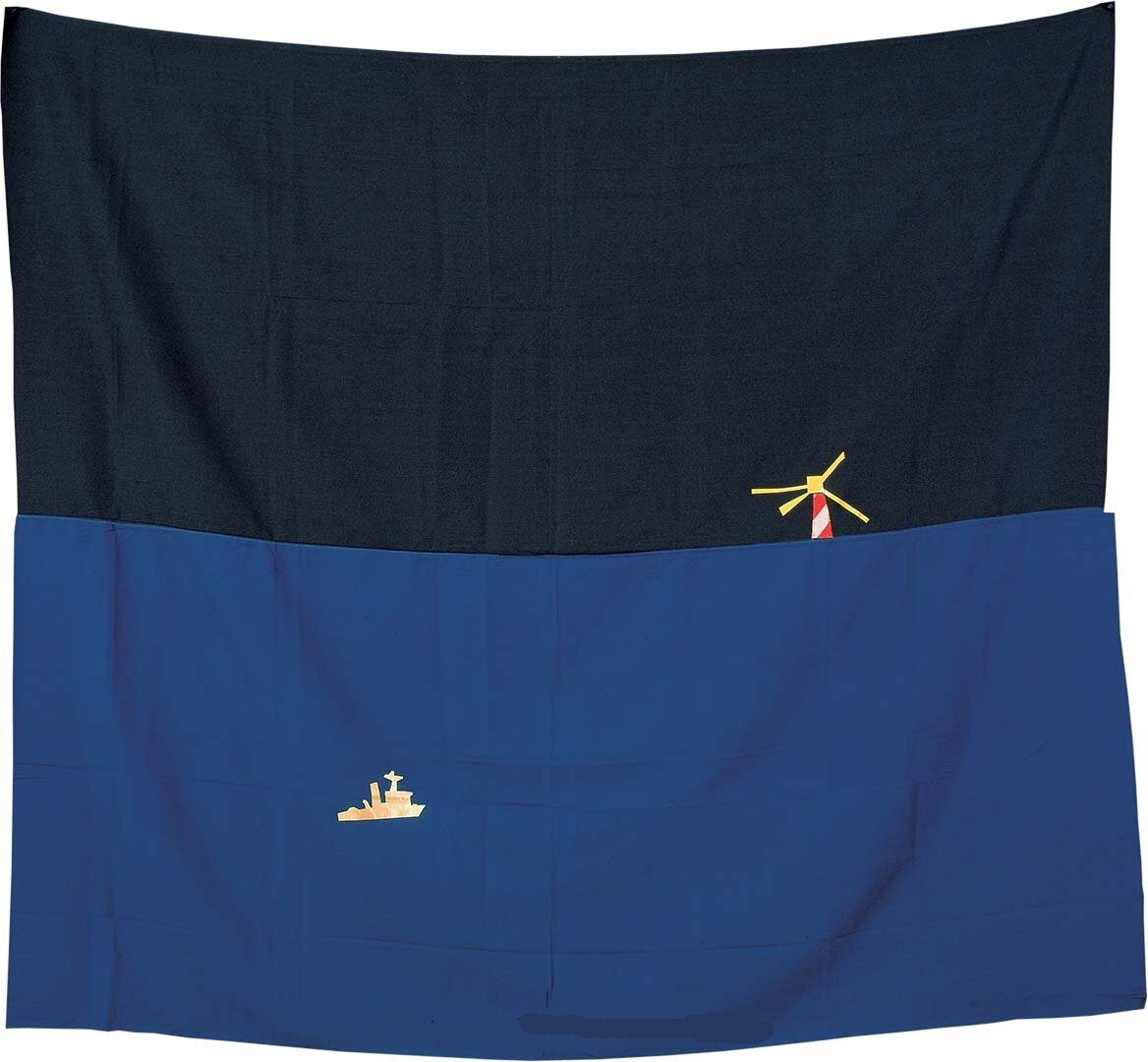 Новиков. Маяк. Конец 1980-х. Ткань, бумага.