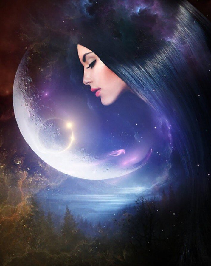 Дева в полнолуние...