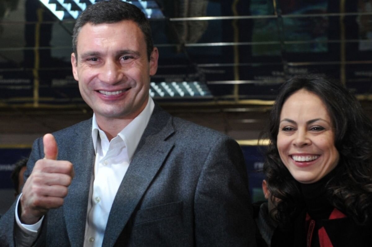    Виталий и Наталья Кличко.