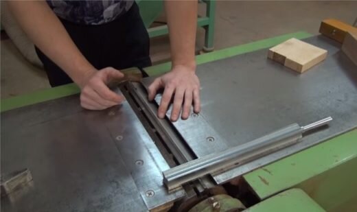 Woodworking with Helical Cutterhead Jointer Planer Machine