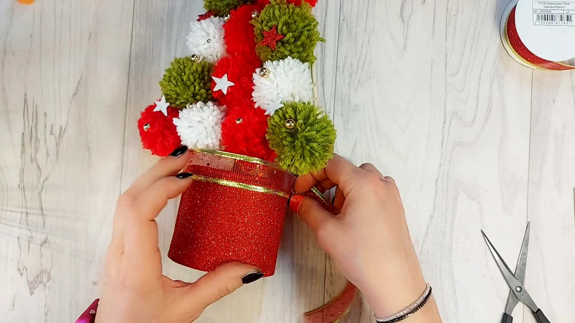 Цветы на елку своими руками