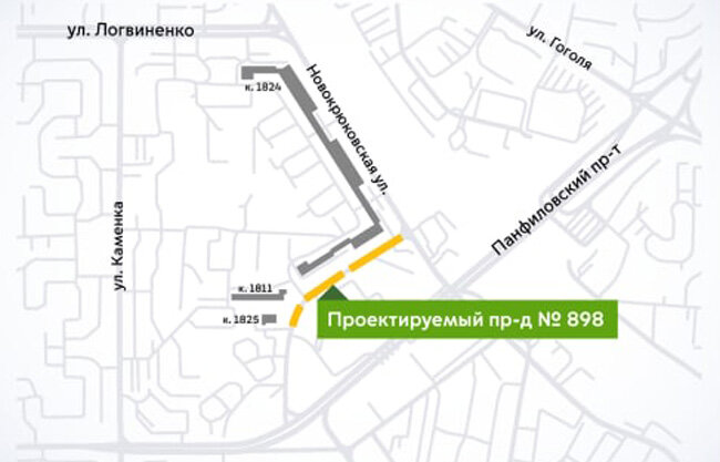   Схема: департамент транспорта