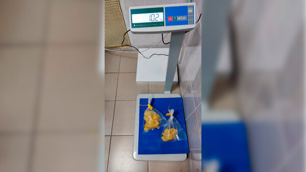 Кокаин, который мужчина пытался пронести в желудке. Фото © Telegram / ФТС России | ProТаможню