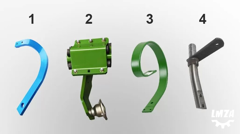 (рис. №2) Виды стоек дисковых борон