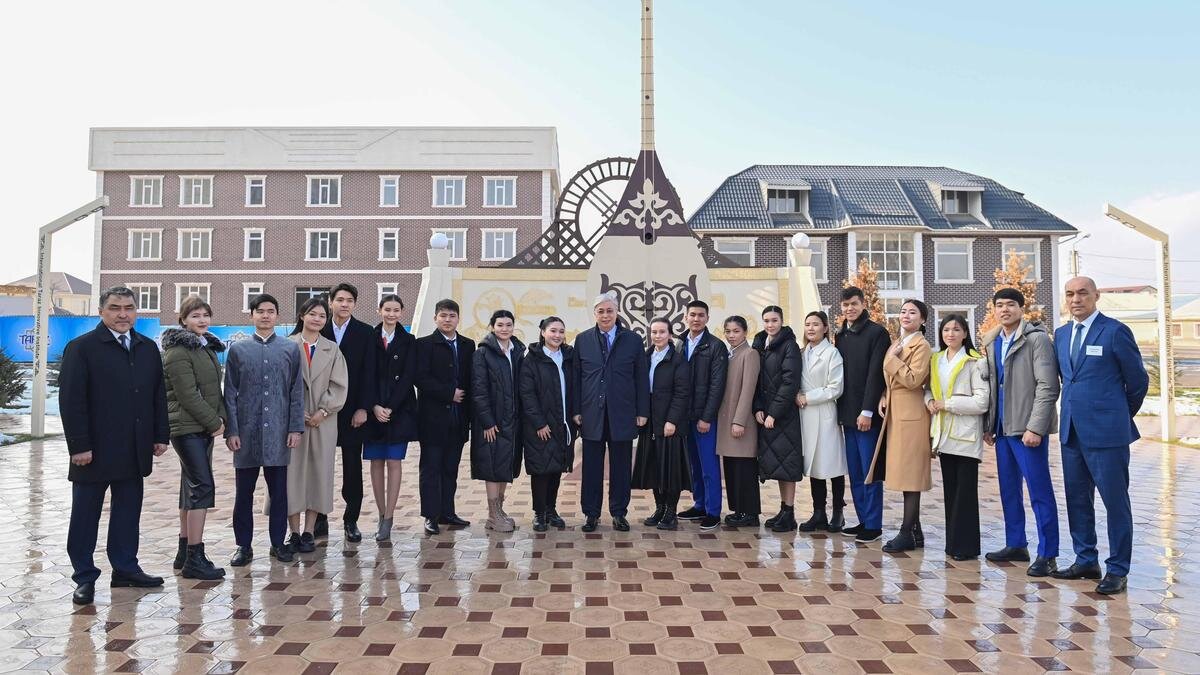    Касым-Жомарт Токаев посетил Дом студентов в Таразе:Акорда