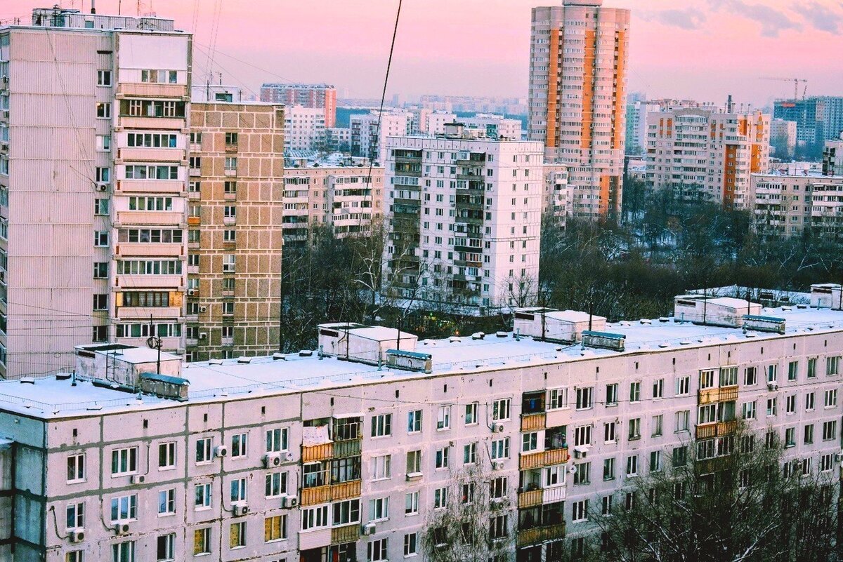 панельные дома москва