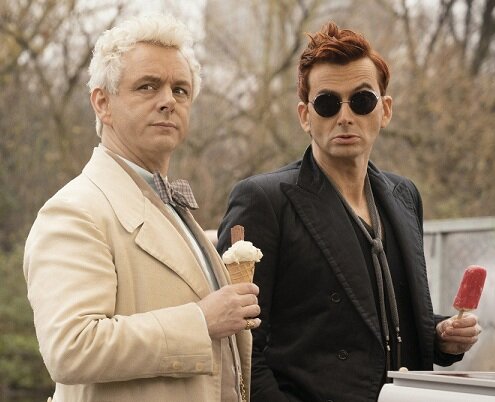 Кадры из сериала "Благие знамения"