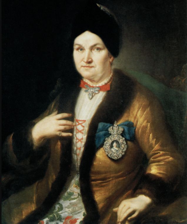 Генрих Готлиб Хойзер. Портрет графини Натальи Демьяновны Разумовской. 1746 год. Муромский историко-художественный музей.