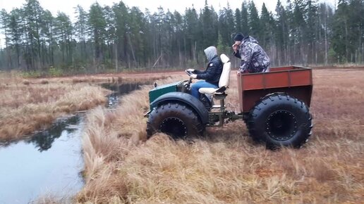 На вездеходе по болоту и воде | Вездеход Барс