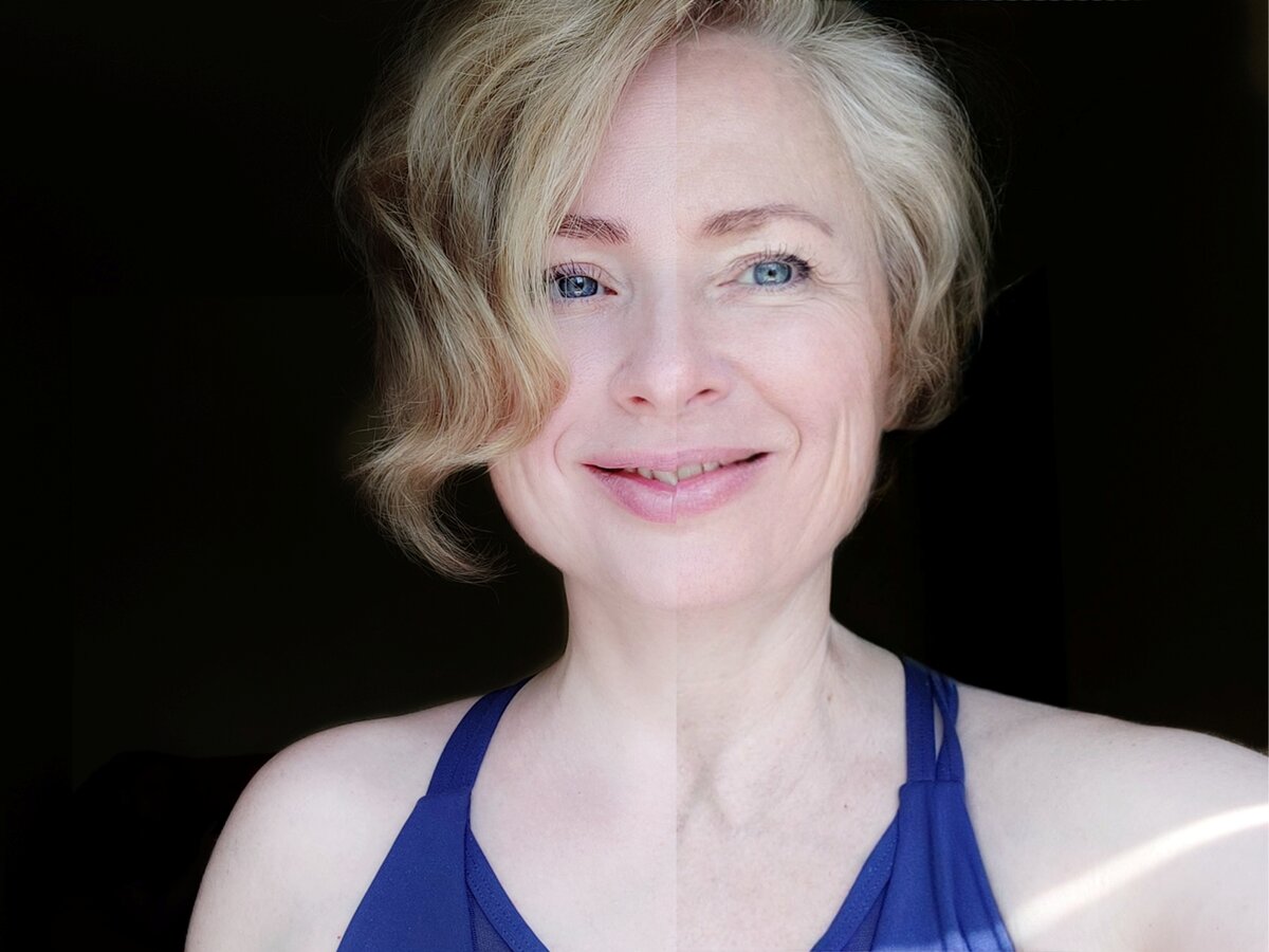 Воспользовалась приложением FaceApp, чтобы сделать из себя крутую старушку