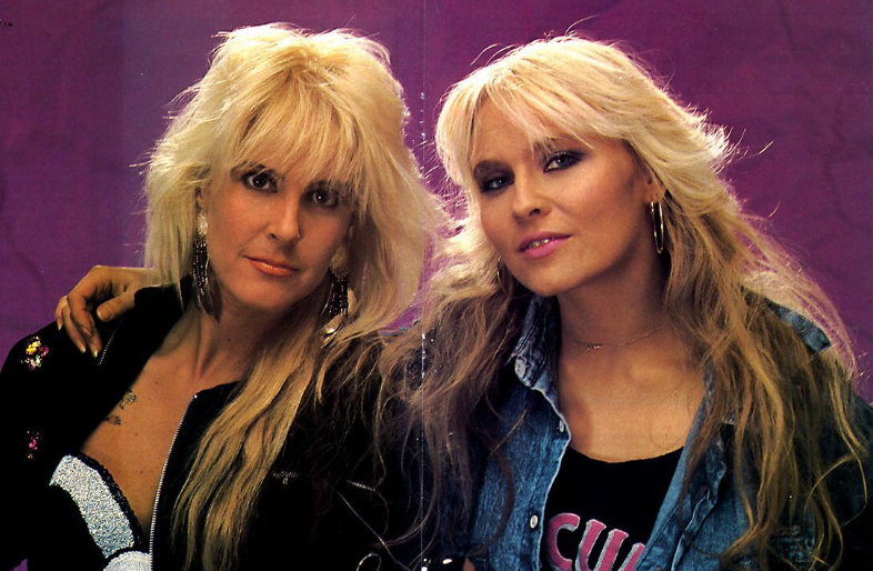 Lita Ford & Doro Pesch, фрагмент постера из RIP Magazine