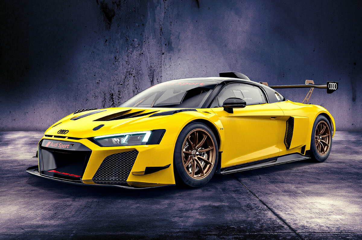 Audi R8 LMS GT2 Vegas Yellow