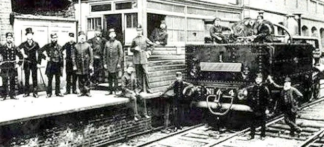 Первая железная дорога в Континентальной Европе во время открытия