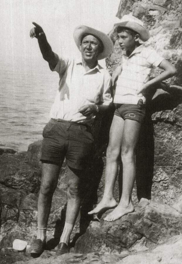 Юрий Никулин и сын Максим