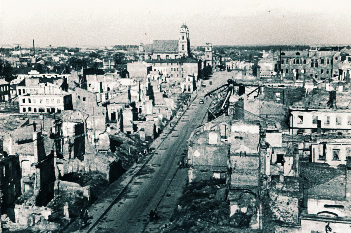 Минск после войны 1945
