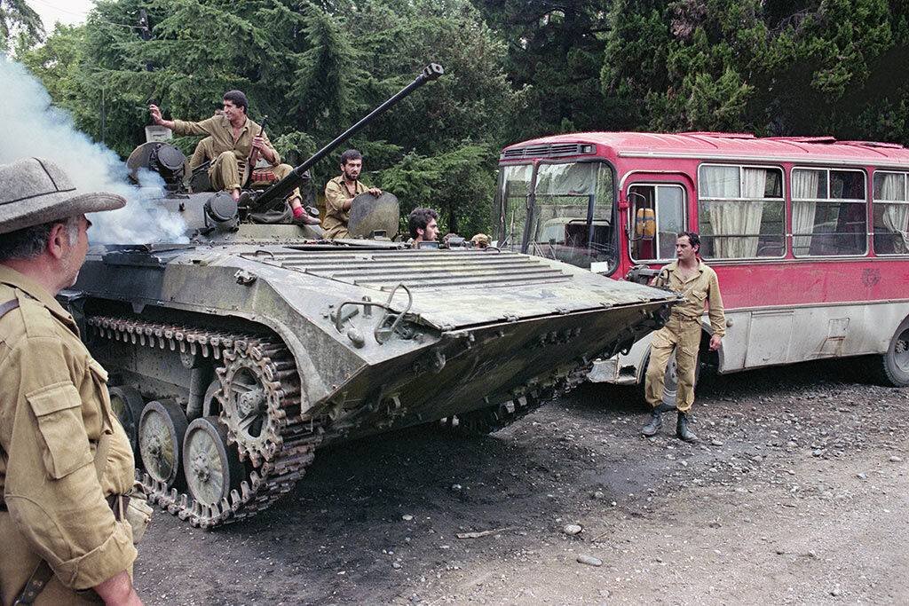 Фото абхазской войны