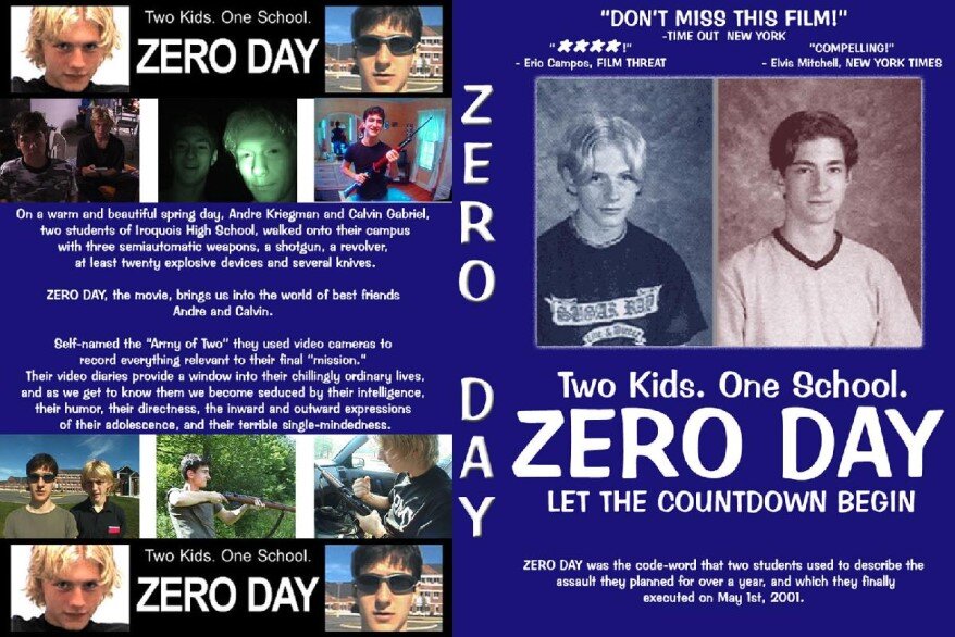 Zero day. Zero Day фильм 2003. Нулевой день фильм 2003. Zero Day Andre. Calvin Gabriel.