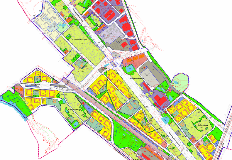 фрагмент эскиза застройки Молжаниново 