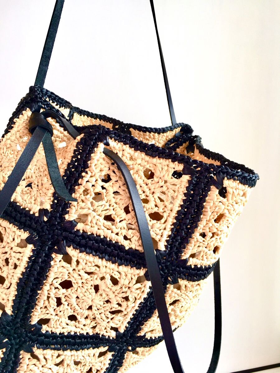 Вдохновляемся и вяжем: сумки из рафии | НАВЕКИ СВЯЗАНА | Дзен