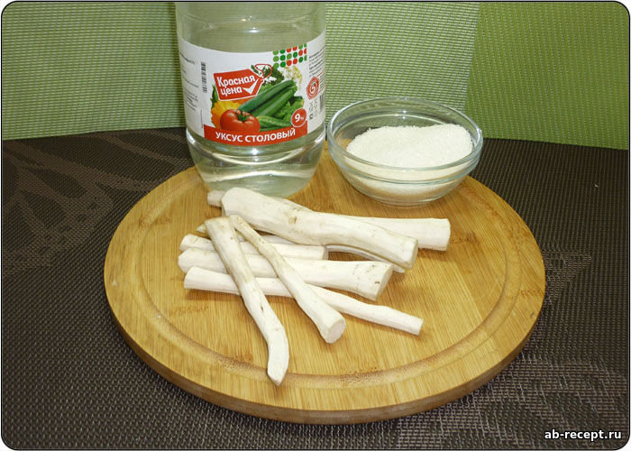 Пошаговый рецепт приготовления хрена