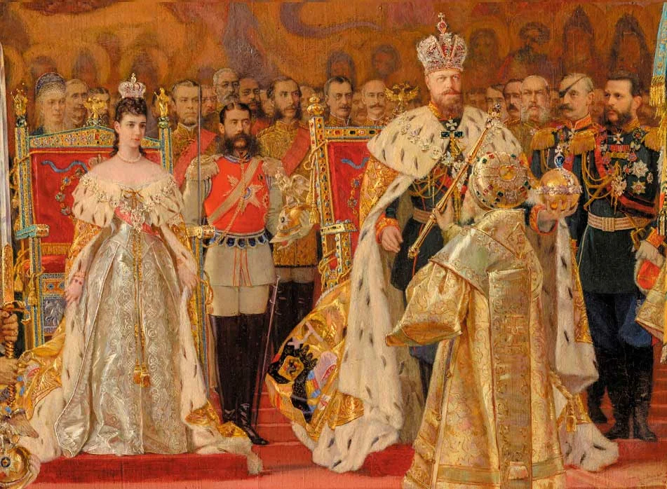В дни коронационных торжеств оглашается новый. Венчание на царство императора Николая 2.