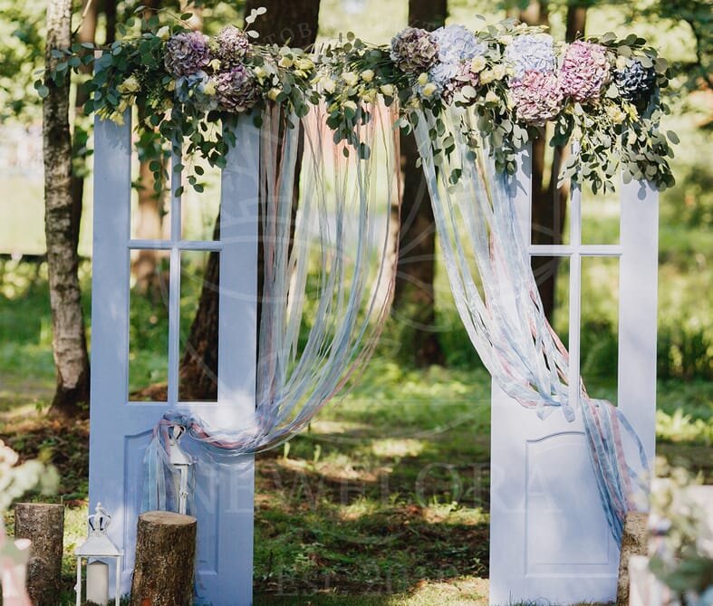 Красивая свадебная арка своими руками: формы и стили, материалы для украшения