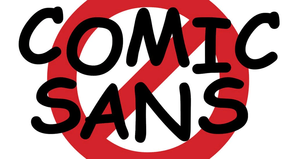 Шрифт comic sans