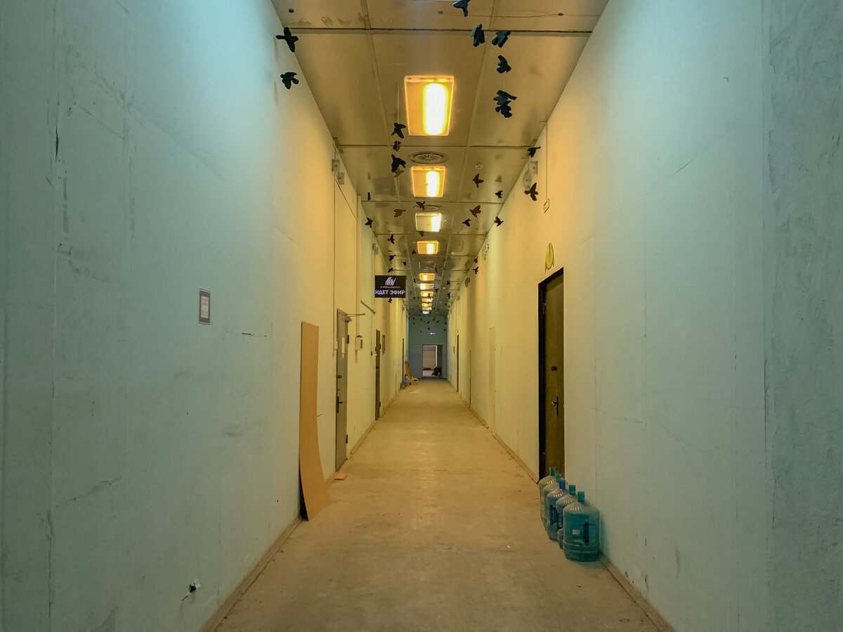 Внутри 16 корпуса все помещения были сданы под аренду, впрочем почти как и на всей территории НИИДАР.