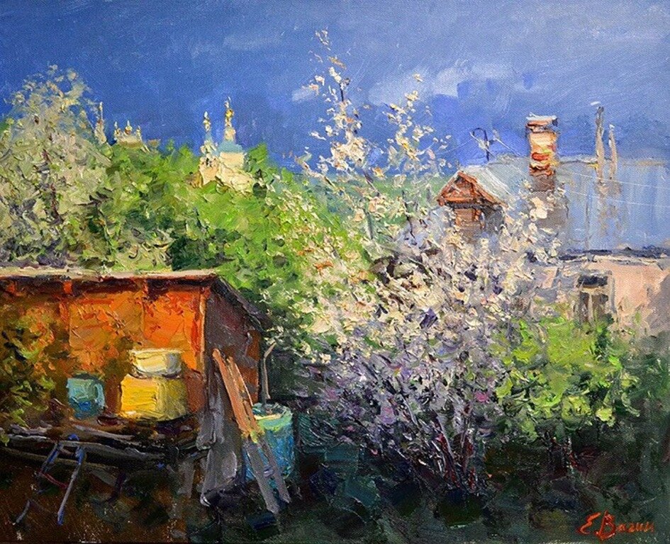  «Гроза прошла», 2021, холст, масло, 40х50 см
