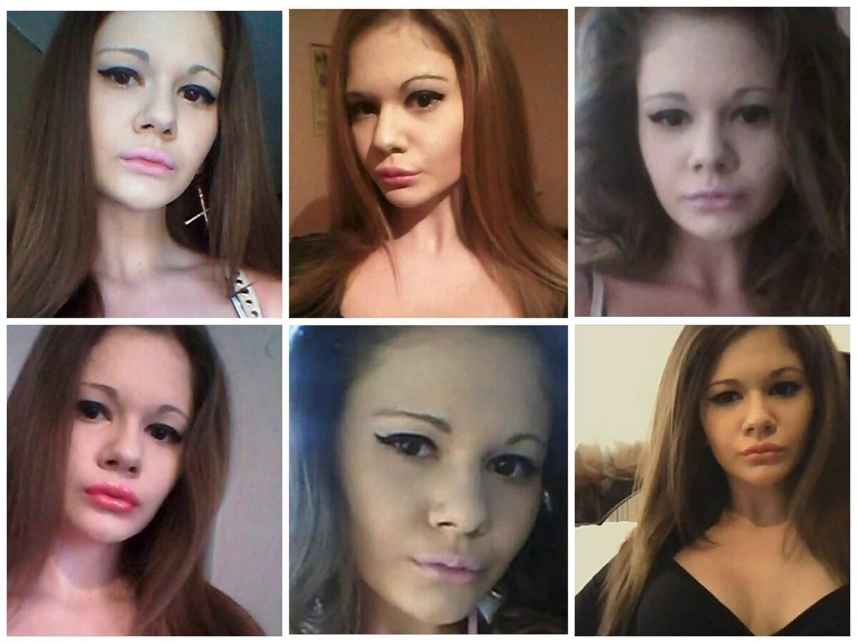 Андреа ДО того, как увеличила губы. Фото из открытого доступа