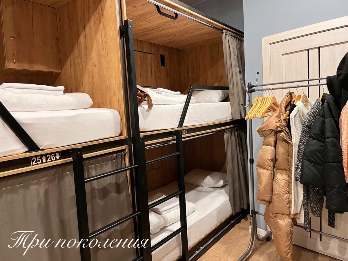 Капсульный хостел в Выборге.