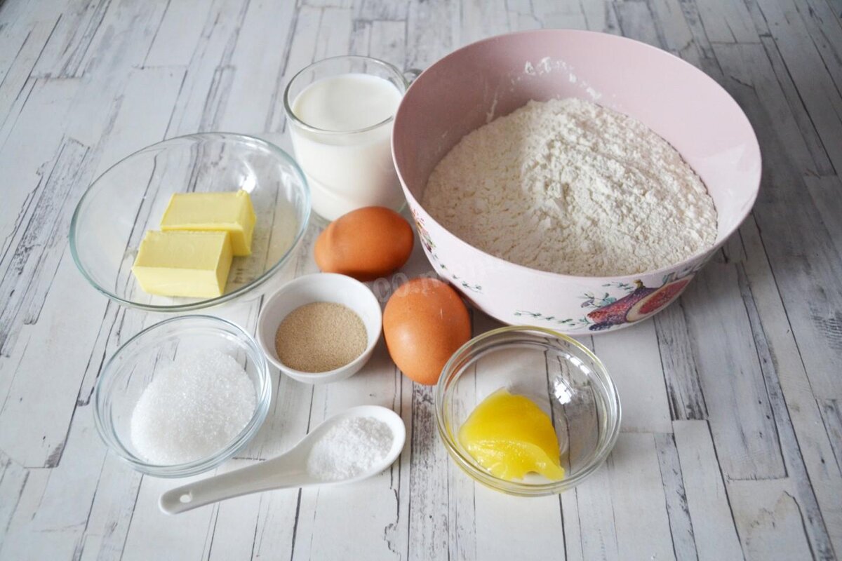 яйца сахар молоко раст масло дрожжи фото 1