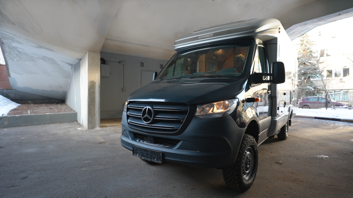 Hymer ML-T 580 на новом двухлитровом двигателе Mercedes-Benz Sprinter