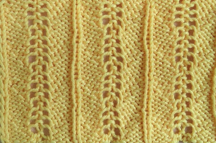 Изнаночная сторона узора