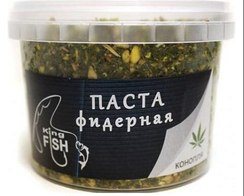 Паста фидерная King Fish с зернами конопли