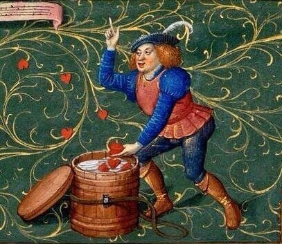   «Книге о сердце, охваченном любовью», « Le Livre du cœur d'amour épris»  (1460–1485 годы)