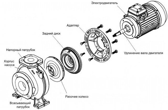 Устройство водяного насоса и выбор агрегата для организации водоснабжения