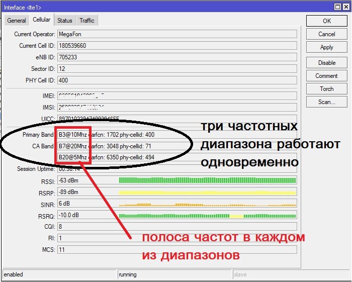 агрегация частот на Mikrotik Chateau