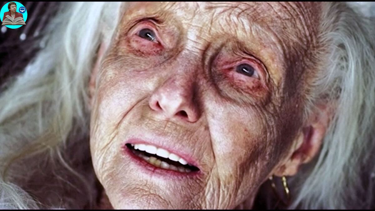 Кадр из фильма "Инцидент". Старуха.