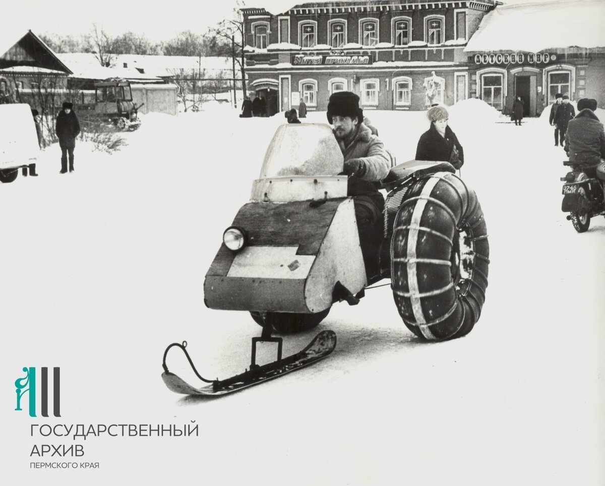 Снегоболотоход на службе умельца.