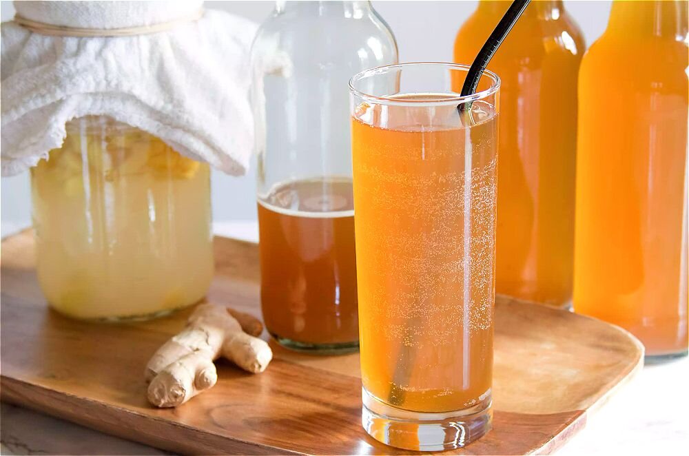 С.Пудовъ - Рецепт - Как приготовить домашний имбирный лимонад на ферментированном имбире