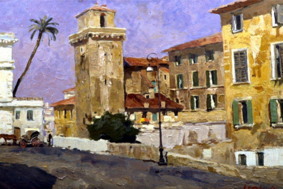 Фотография картины В. Ф. Стожарова "Рим" (из открытых источников)