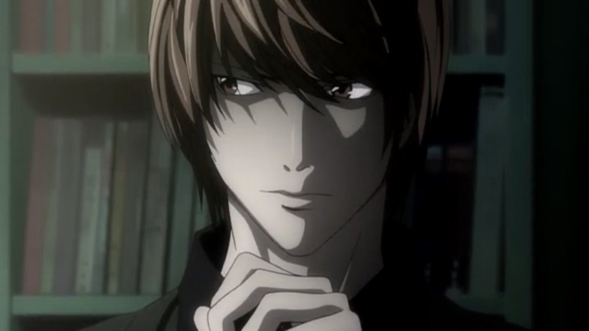 Фрагмент из аниме "Тетрадь смерти" Источник: Яндекс картинки