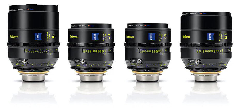 ZEISS 18/40/65/135 мм T/1.5 Supreme Prime Radiance