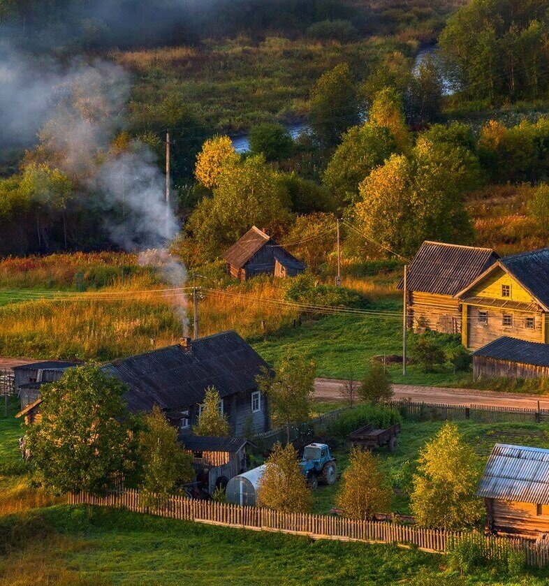 Деревни в ленинградской области фото