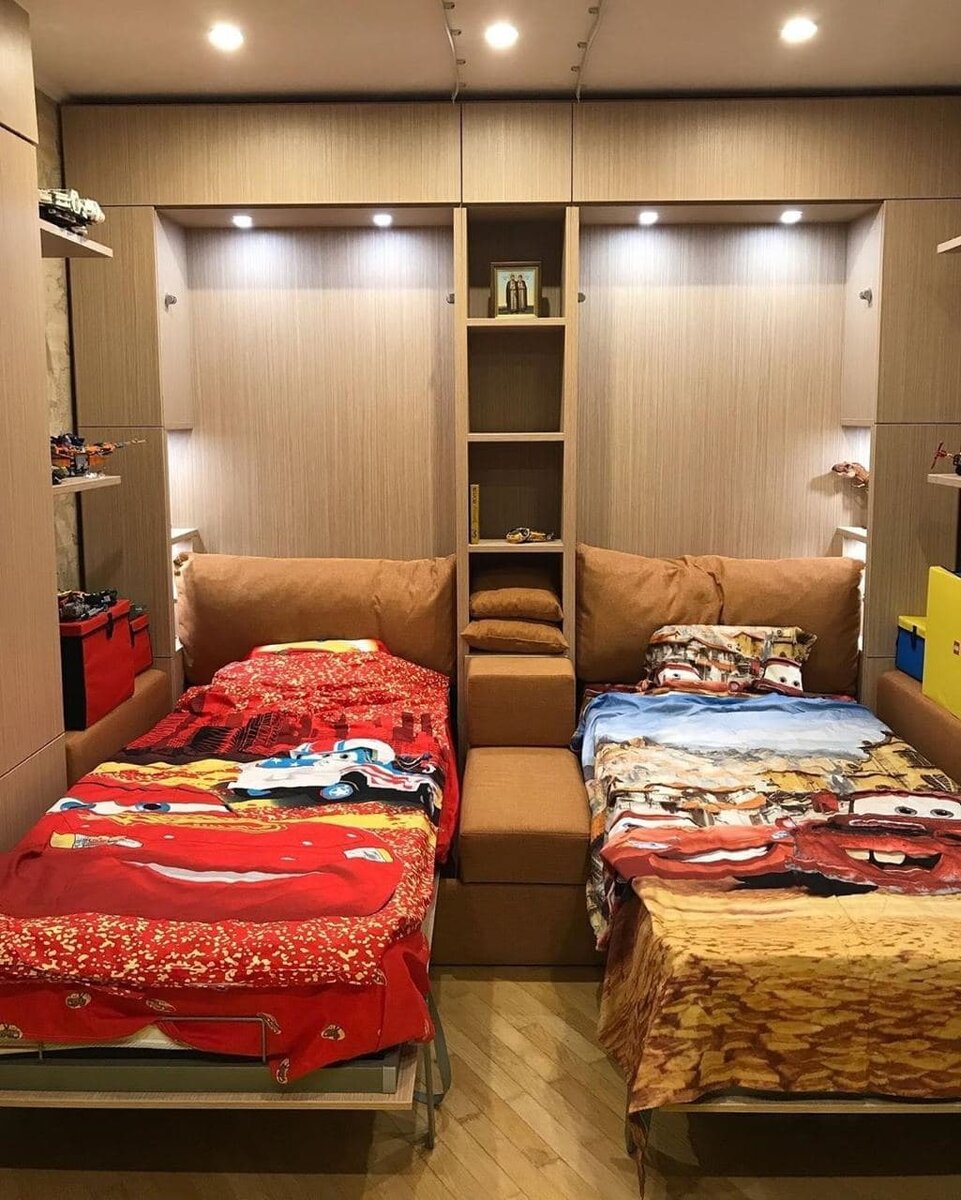 Раздельное спальное место для двоих