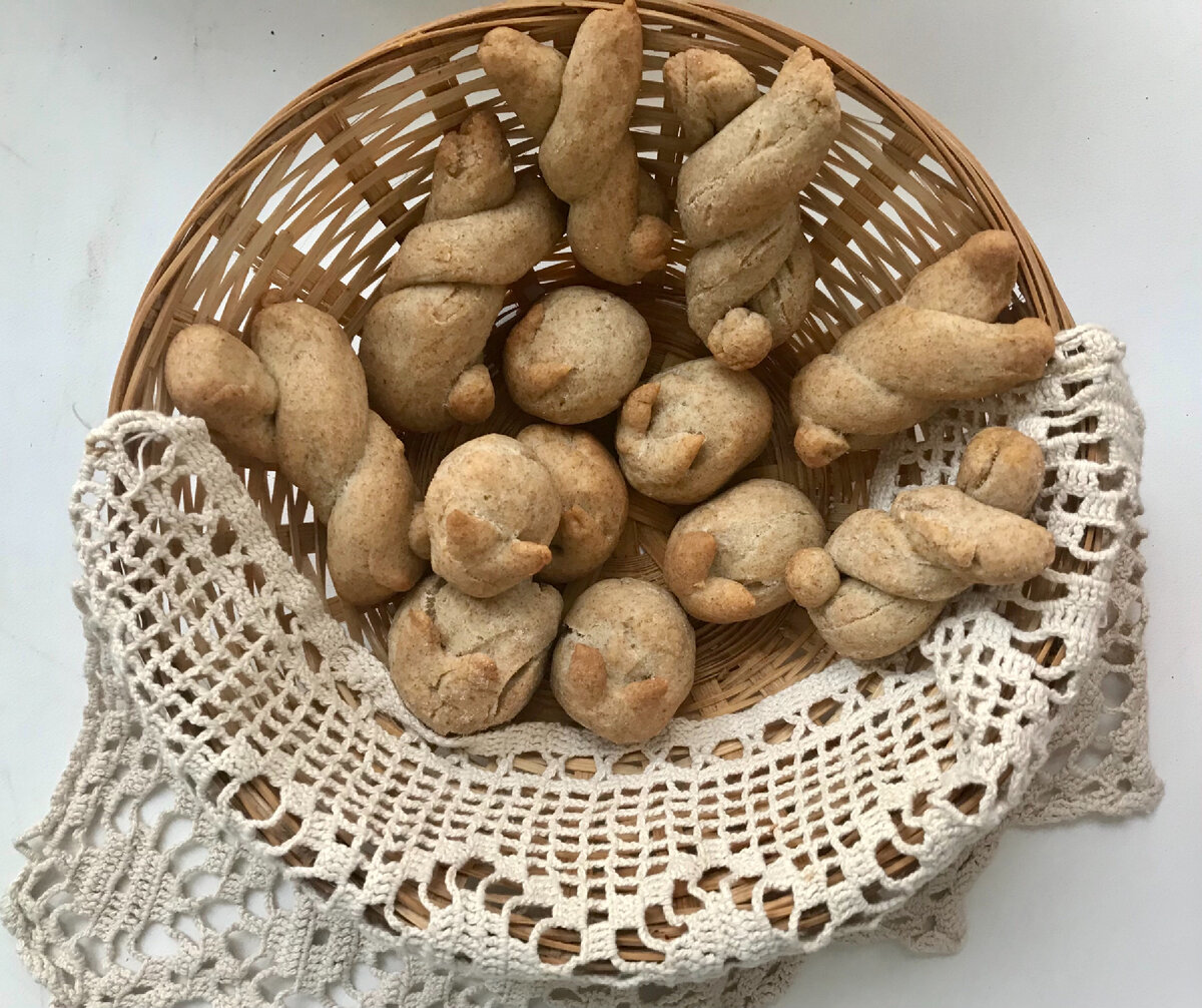 Вот такие зайчики у нас получились. 